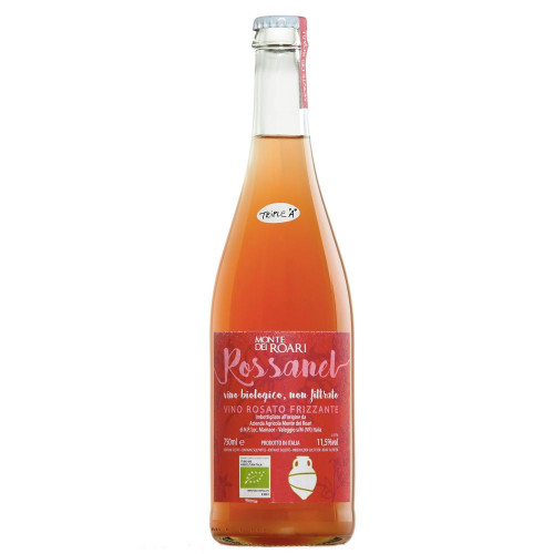 Vino Rosato Frizzante “Rossanel” - Monte dei Roari (tappo a corona)